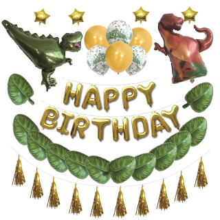 Set de ballons anniversaire Dinosaure - Home Deco Kids