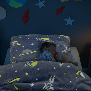 Parure de lit enfant Phosphorescent - Home Deco Kids