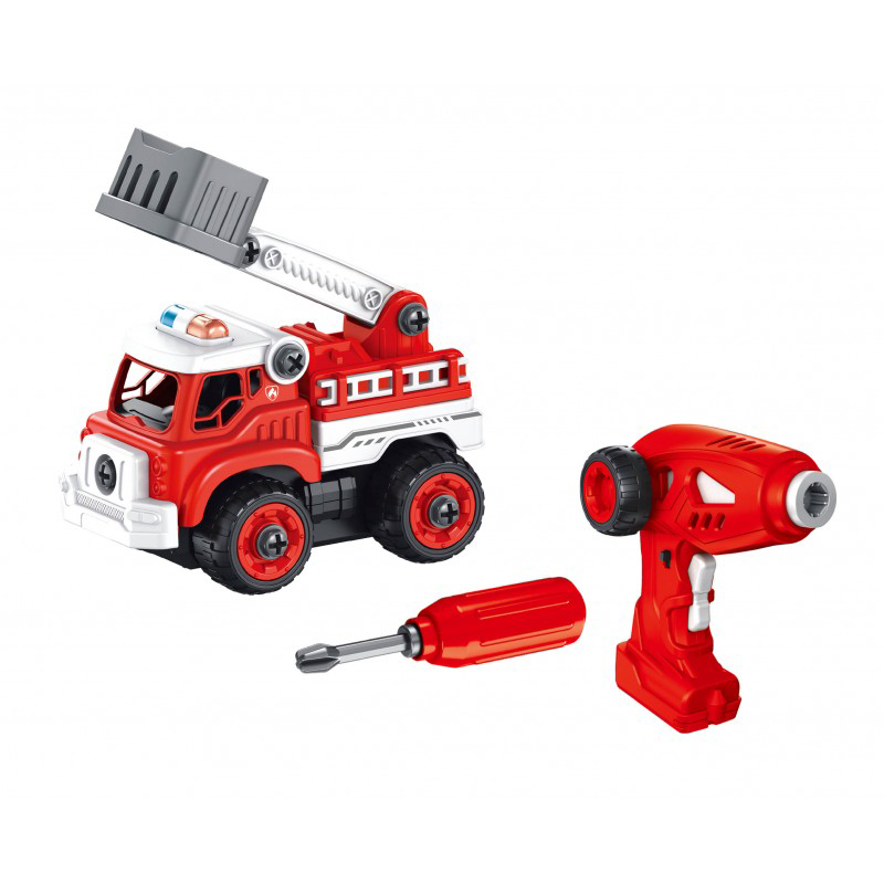 Lotees Camion de pompier télécommandé, pompier, tire l'eau extensible sons  de travail lumières RC camions pour garçons filles cadeaux jouet cadeau  d'anniversaire (taille : 3 packs de batteries) : : Jeux et
