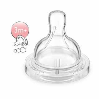 Lot de 2 Tétines Classic 3m+ Débit variable - Philips Avent