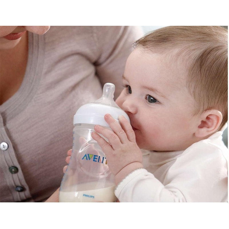 Philips Avent Lot de 2 Biberons Classic 260 ml Bleu 1m+ Philips Avent Lot de 2 Biberons Classic 260 ml Bleu 1m+