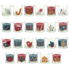 24 Bougie Parfumée Calendrier Noel - Home Deco Kids 24 Bougie Parfumée Calendrier Noel - Home Deco Kids