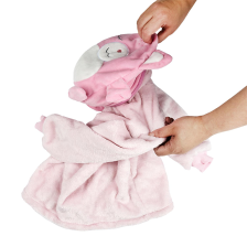 Plaid manche à capuche Chat Rose - Home Deco Kids Plaid manche à capuche Chat Rose - Home Deco Kids
