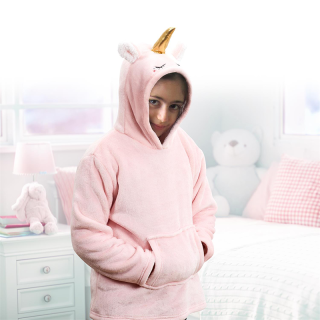 Sweat à capuche enfant Licorne - Home Deco Kids