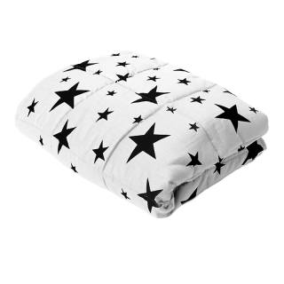 Couverture enfant ponderée Blanc - Home Deco Kids