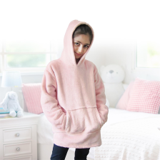 Sweat à capuche enfant rose - Home Deco Kids