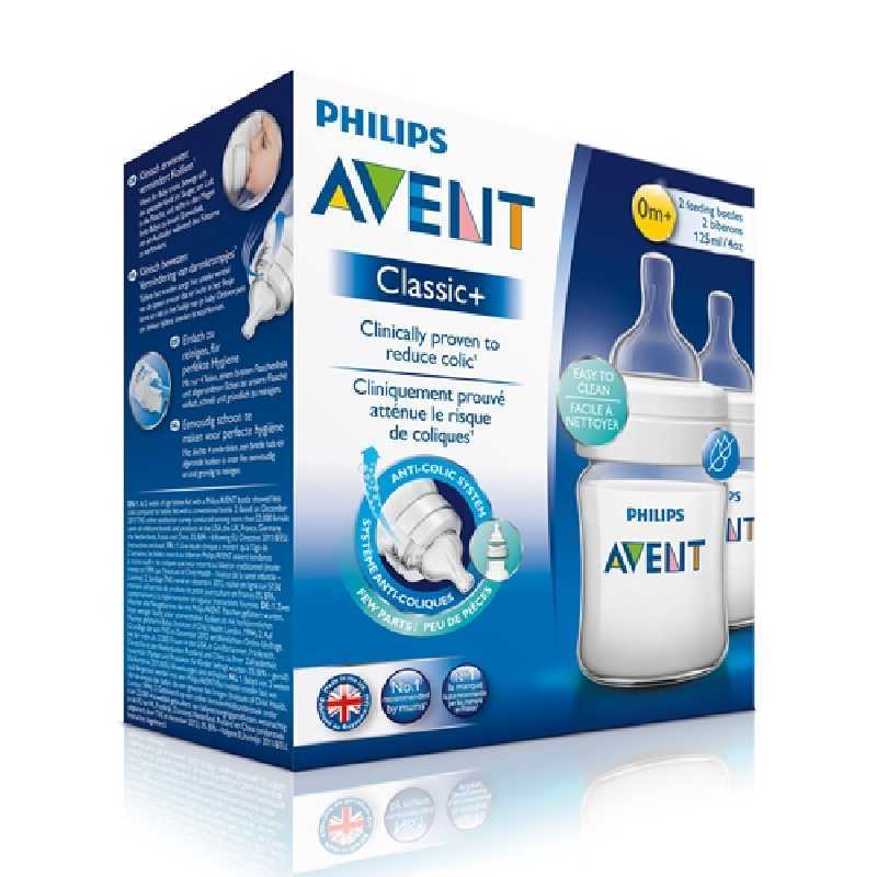 Philips Avent Lot de 2 Biberons Classic 125ml