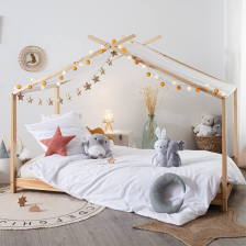 Lit enfant Tente Tipi en Bois ILAN 90x190 - Atmosphera For Kids