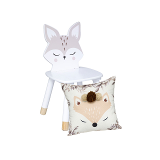 Chaise enfant renard avec coussin renard - Atmosphera For Kids