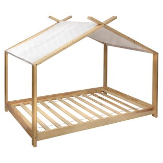 Lit ILAN avec son matelas 90x190x10 et parure Ours - Atmosphera For Kids