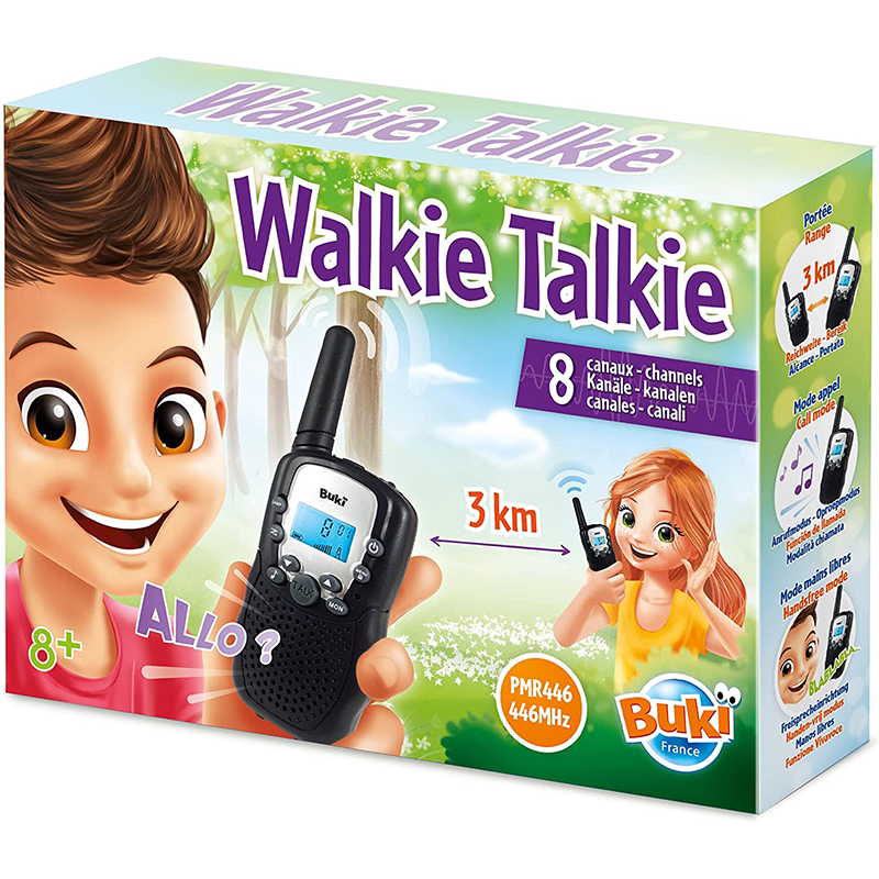 Pudcoco Enfants Walkie Talkies Longue Portée Walky Talky Portable