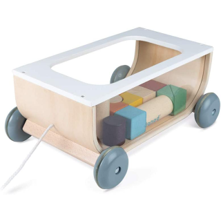 Chariot de Cubes Sweet Cocoon en bois - Janod