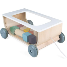 Chariot de Cubes Sweet Cocoon en bois - Janod