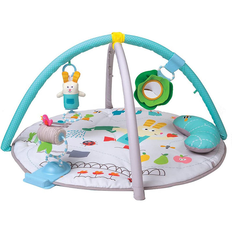 Tapis d'activité de gymnastique pour bébé - 30 balles colorées et 4 hochets  détachables incluses - FAMILY TOYS