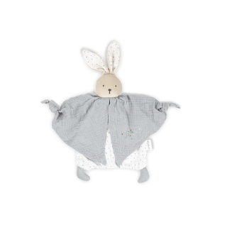 Lapin Doudou en coton bio gris - Kaloo