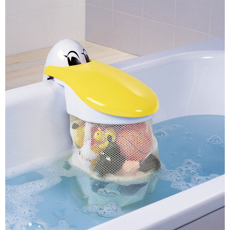 Sac de Rangement Jouet Filet de Bain pour Rangement des Jouets Panier de  Bain Amovible Sac de Jouet pour Bébé Bac Rangement Suspendu pour Baignoire  et