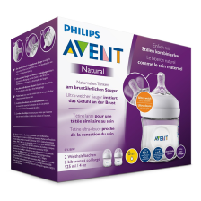 Lot de 2 Biberons Natural 125ml - Philips Avent Lot de 2 Biberons Natural 125ml - Philips Avent