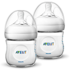 Lot de 2 Biberons Natural 125ml - Philips Avent Lot de 2 Biberons Natural 125ml - Philips Avent