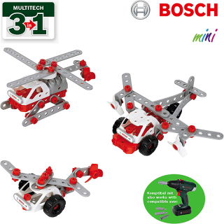 Set de construction Hélicoptère Bosch 3 en 1 - Klein