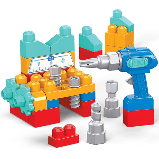 Jeu de construction et perceuse 32 pcs - Mega Bloks