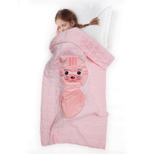 Couverture convertible réversible Chat - Home Deco Kids