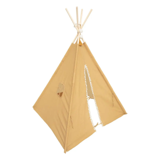 Tipi enfant Wapi Jaune Ocre - Atmosphera For Kids