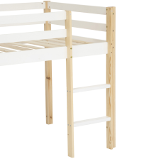 Lit bureau coulissant Blanc 90x190 - Atmosphera For Kids