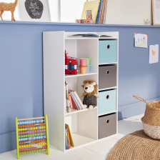 Meuble de rangement 3 niches avec 4 tiroirs Bleu - Atmosphera For Kids