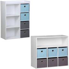 Pack 2 Meubles De Rangement Bleu - Atmosphera For Kids