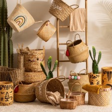 Set de 3 paniers enfant bambou - Atmosphera For Kids Set de 3 paniers enfant bambou - Atmosphera For Kids