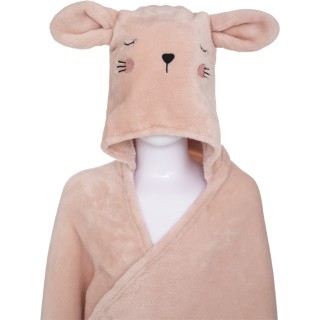 Plaid capuche enfant Chat Rose - Atmosphera For Kids