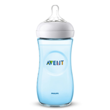 Lot de 2 Biberons Natural 260 ml Bleu - Philips Avent Lot de 2 Biberons Natural 260 ml Bleu - Philips Avent