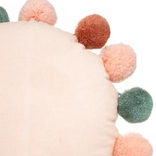 Coussin rond pompons princesse - Atmosphera For Kids Coussin rond pompons princesse - Atmosphera For Kids