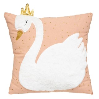 Coussin enfant cygne Rose - Atmosphera For Kids