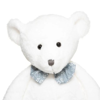 Peluche ours Liberty Alix Blanc - Atmosphera For Kids