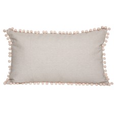 Coussin pompons Rose - Atmosphera For Kids Coussin pompons Rose - Atmosphera For Kids
