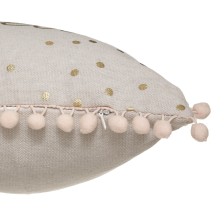 Coussin pompons Rose - Atmosphera For Kids Coussin pompons Rose - Atmosphera For Kids
