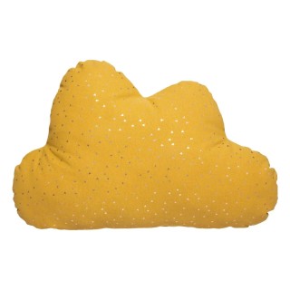 Coussin enfant nuage Ocre - Atmosphera For Kids