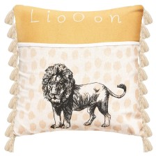 Coussin range pyjama Lion - Atmosphera For Kids Coussin range pyjama Lion - Atmosphera For Kids