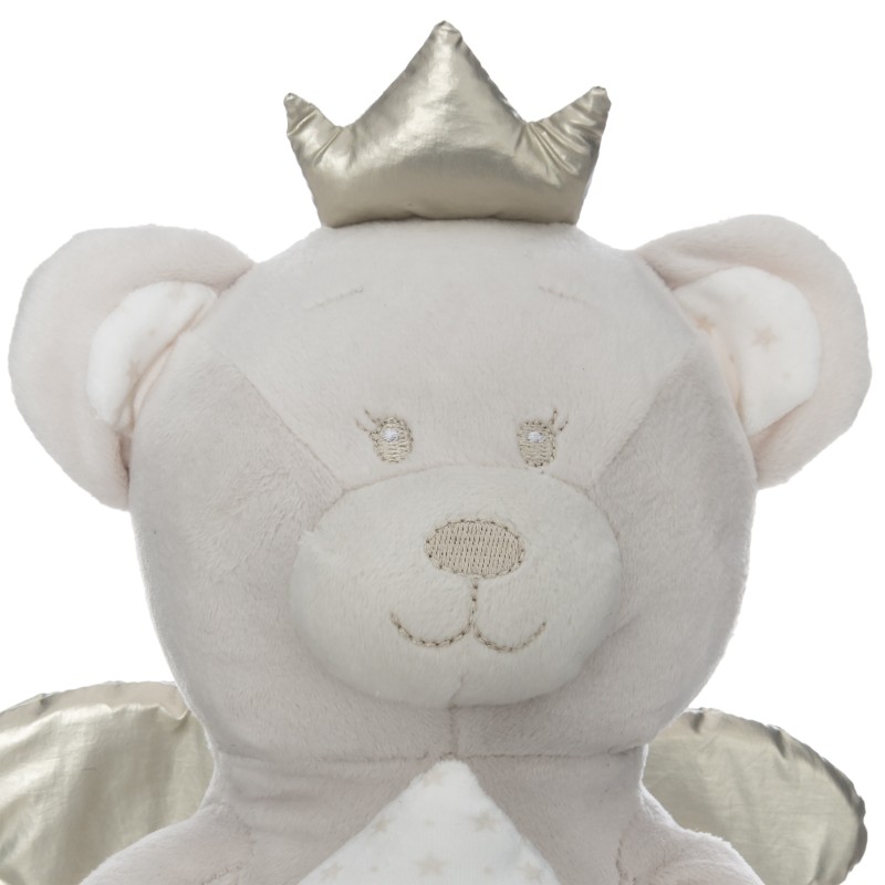 Mobile en peluche ourson beige