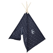 Tipi enfant Monsieur Heureux Bleu - Home Deco Kids Tipi enfant Monsieur Heureux Bleu - Home Deco Kids