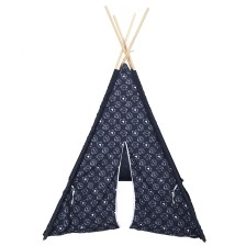 Tipi enfant Monsieur Heureux Bleu - Home Deco Kids