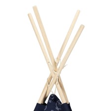 Tipi enfant Monsieur Heureux Bleu - Home Deco Kids Tipi enfant Monsieur Heureux Bleu - Home Deco Kids