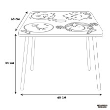 Table avec pot crayon Monsieur Madame - Home Deco Kids