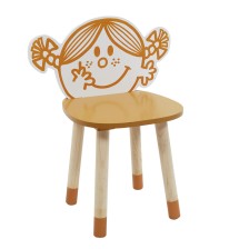 Chaise enfant Madame Bonheur Jaune - Home Deco Kids