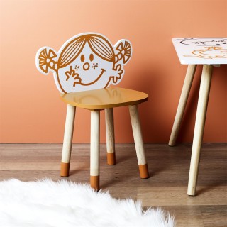 Chaise enfant Madame Bonheur Jaune - Home Deco Kids