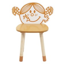 Chaise enfant Madame Bonheur Jaune - Home Deco Kids