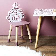 Chaise enfant Madame Princesse Rose - Atmosphera For Kids