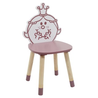 Chaise enfant Madame Princesse Rose - Atmosphera For Kids