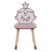 Chaise enfant Madame Princesse Rose - Atmosphera For Kids